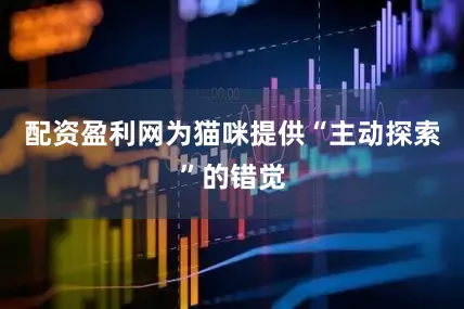 配资盈利网为猫咪提供“主动探索”的错觉