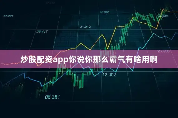 炒股配资app你说你那么霸气有啥用啊